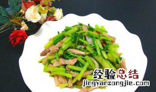 芹菜怎么做脆脆的 芹菜炒肉的做法介绍