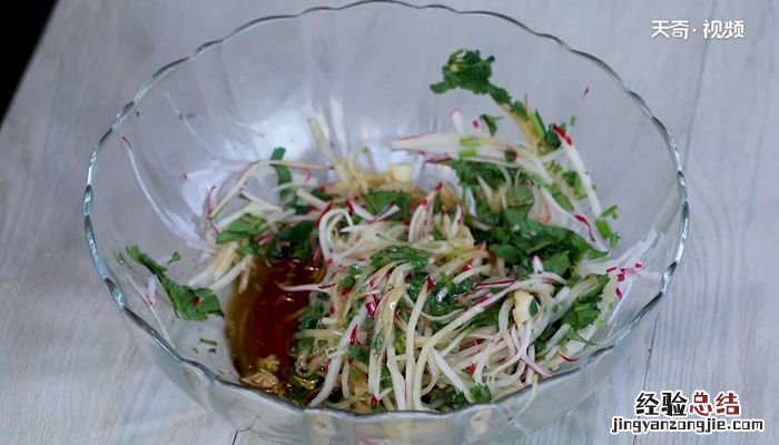 香菜萝卜丝怎么做香菜萝卜丝的做法