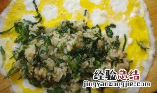 荠菜包蛋煮汤图片 荠菜蛋包饭教程