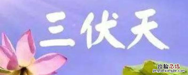 三伏怎么算 三伏怎么算时间