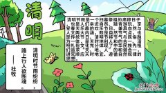清明节手抄报内容。清明节手抄报的画法