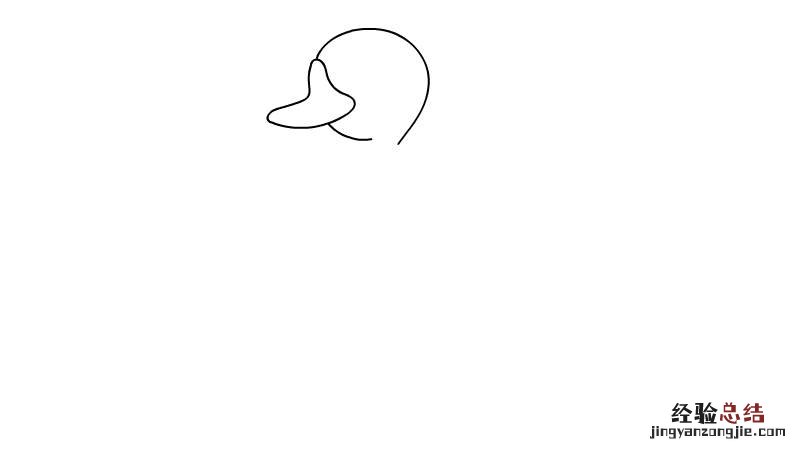 小鸭子简笔画 小鸭子简笔画步骤