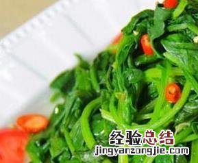 凉拌菠菜怎么做好吃 凉拌菠菜做好吃的视频少儿动漫