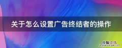 广告终结者插件怎么安装 关于怎么设置广告终结者的操作