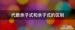 代数余子式和余子式的区别 什么叫余子式什么叫代数余子式