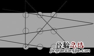 如何用四条连续折线将九个点连在一起 有什么方法