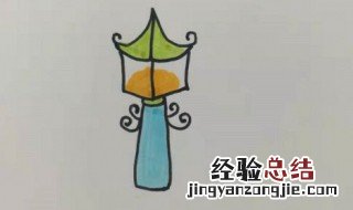 路灯怎么画 路灯简笔画教程