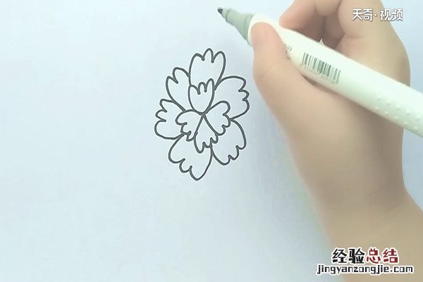 花的简笔画有颜色 花的简笔画