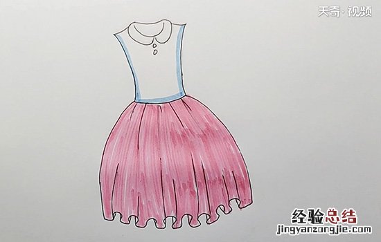 卡通小裙子简笔画 小裙子简笔画