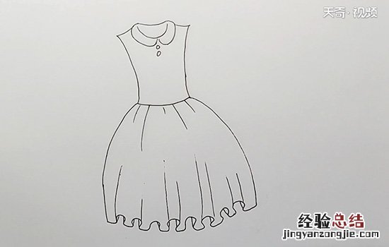 卡通小裙子简笔画 小裙子简笔画