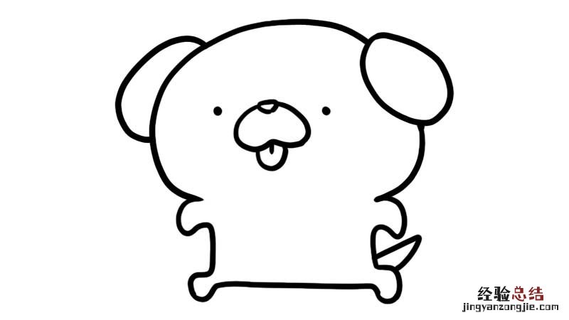 可爱的小狗简笔画 可爱的小狗简笔画大全