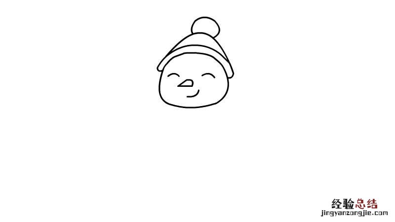 雪人简笔画 儿童简笔画 雪人宝宝简笔画