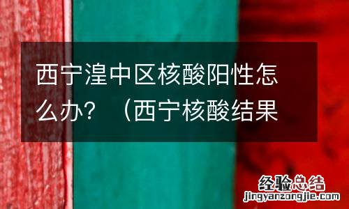 西宁核酸结果 西宁湟中区核酸阳性怎么办？