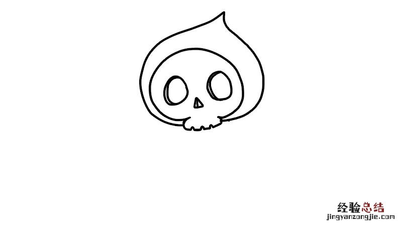 死神简笔画 死神简笔画可爱