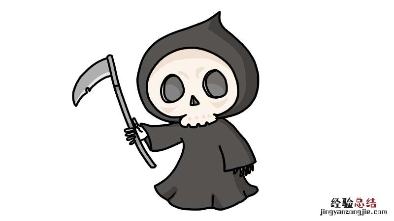 死神简笔画 死神简笔画可爱