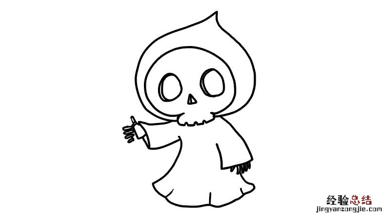 死神简笔画 死神简笔画可爱