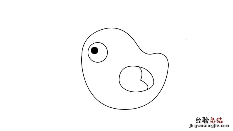 小鸡简笔画画法 小鸡简笔画画法步骤