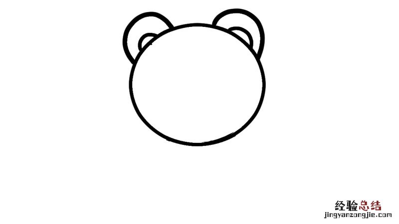 熊简笔画怎么画涂棕色 熊简笔画怎么画