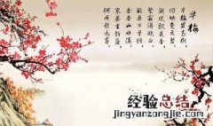 梅花古诗 这十句送给你