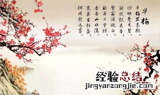 梅花古诗 这十句送给你