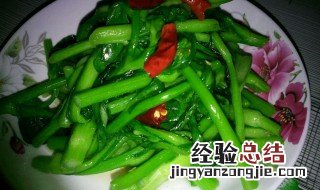 炒油菜家常做法怎么做 炒油菜的简单做法