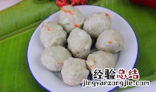 如何做五色鱼丸 五色鱼丸的做法