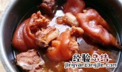 炖猪蹄用什么配料最好 炖猪蹄放什么料比较好