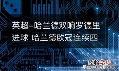英超-哈兰德双响罗德里进球 哈兰德欧冠连续四场双响