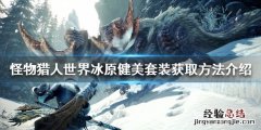 怪物猎人世界冰原健美套装怎么获得 怪物猎人冰原健美套怎么拿