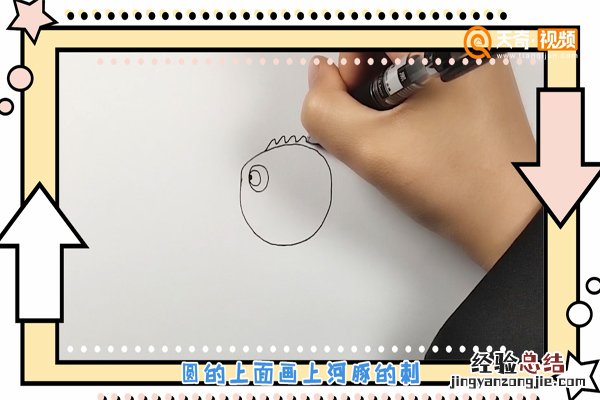 海豚简笔画 河豚简笔画