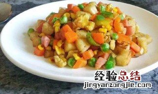 鸡蛋火腿馒头丁的做法 鸡蛋馍丁火腿的做法