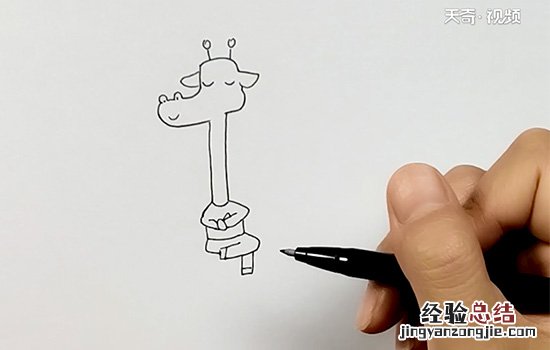 鹿的简画笔画 鹿先生简笔画