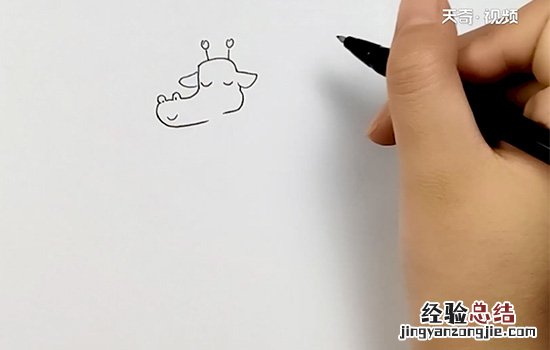 鹿的简画笔画 鹿先生简笔画