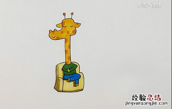 鹿的简画笔画 鹿先生简笔画