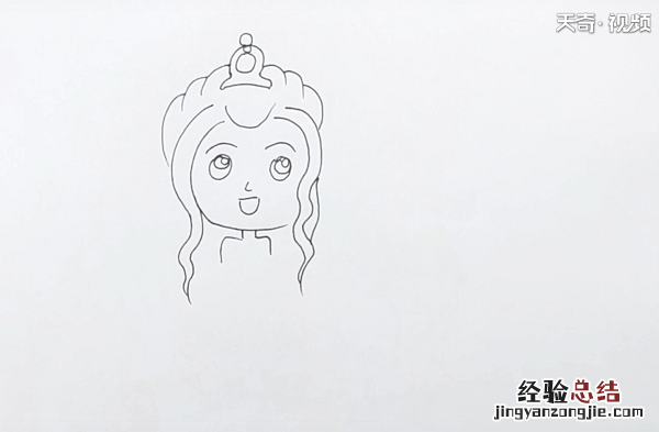 叶罗丽简笔画 叶罗丽简笔画简单又漂亮