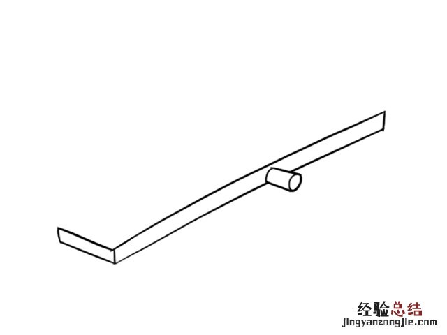 跷跷板简笔画 我和朋友玩跷跷板简笔画