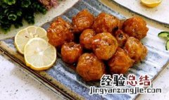 炸肉丸子的做法和配方 炸藕丸的做法
