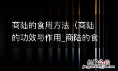 商陆的功效与作用_商陆的食用方法 商陆的食用方法