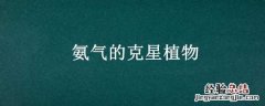 氨气的克星植物 氨气的克星植物是什么