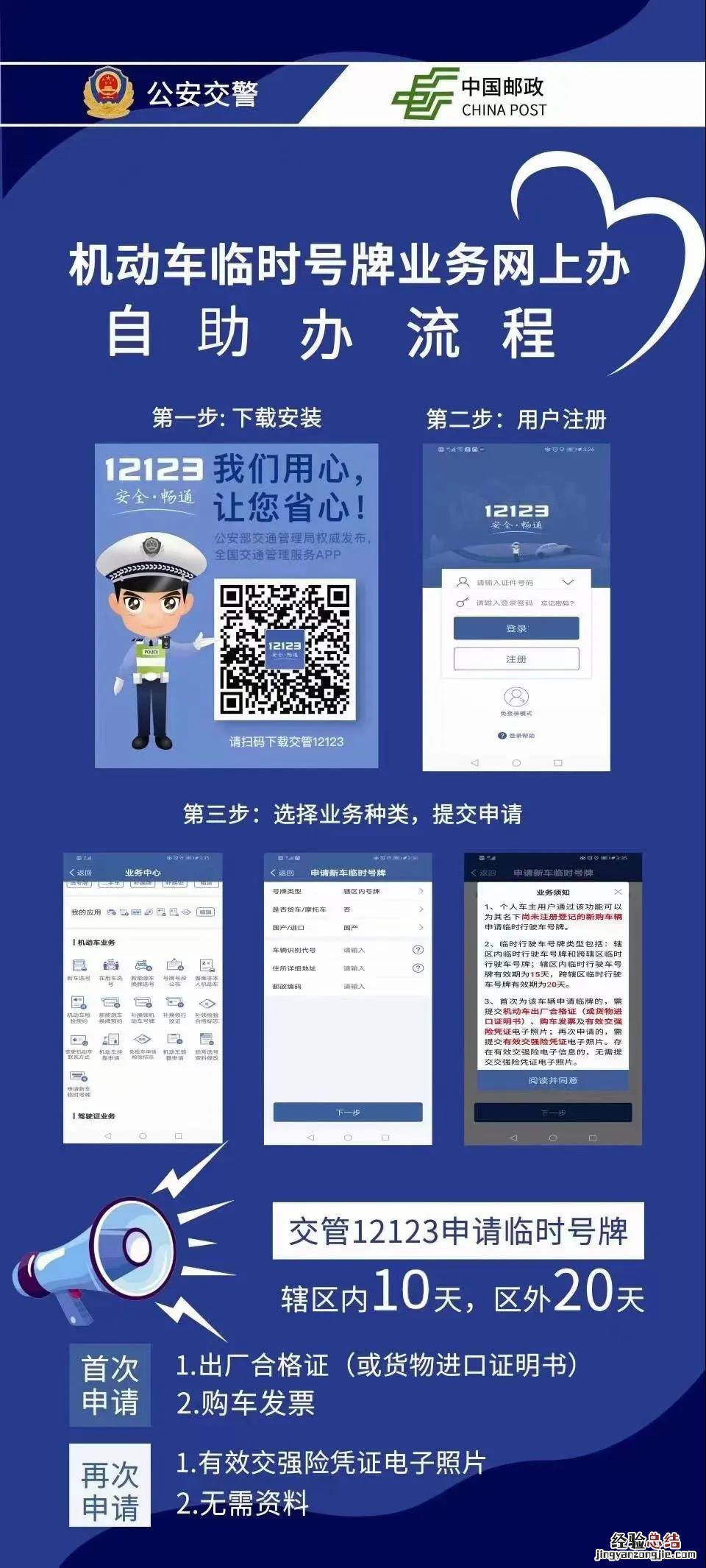 连云港车辆临时号牌申领指南 连云港车辆上牌条件