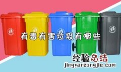 有毒有害垃圾有哪些垃圾执行标准 有毒有害垃圾有哪些