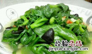 蒜苔木耳菜怎么做 猪肉蒜苔木耳怎么做好吃
