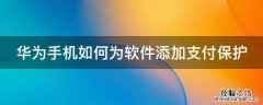 华为手机如何为软件添加支付保护密码 华为手机如何为软件添加支付保护