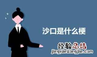 沙口是什么梗 沙口梗的出处介绍