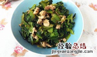 排菜的做法和配料 排菜的家常做法