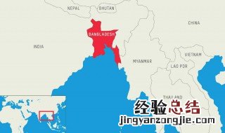 孟加拉国在世界地图的位置 离中国有多远