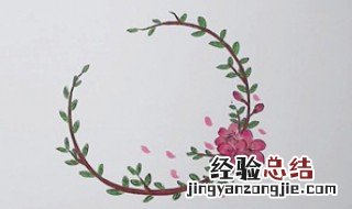 桃花怎么画 桃花手抄报教程