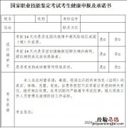 无锡市健康管理师考生个人健康承诺书如何打印