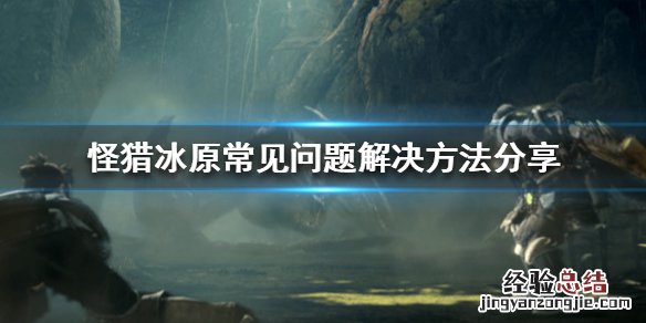 怪物猎人世界冰原常见问题解决方法分享 dlc有什么常见问题_网