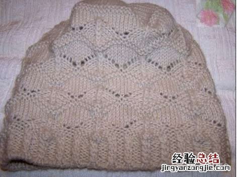 织帽子的花样和针法 织帽子的花样